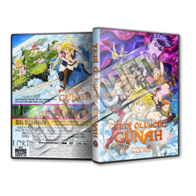 The Seven Deadly Sins Prisoners of the Sky 2018 Türkçe Dvd cover Tasarımı